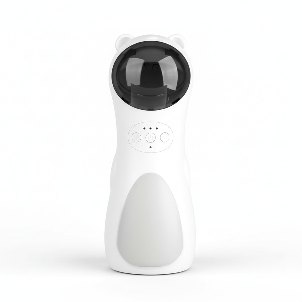 Automatic Laser Cat Toy with Spinning Laser and Smart Timer -Interactive Play Mode, Adjustable Speed,15-Minute Timer,USB/Battery