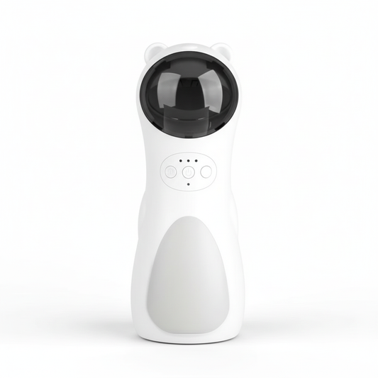 Automatic Laser Cat Toy with Spinning Laser and Smart Timer -Interactive Play Mode, Adjustable Speed,15-Minute Timer,USB/Battery